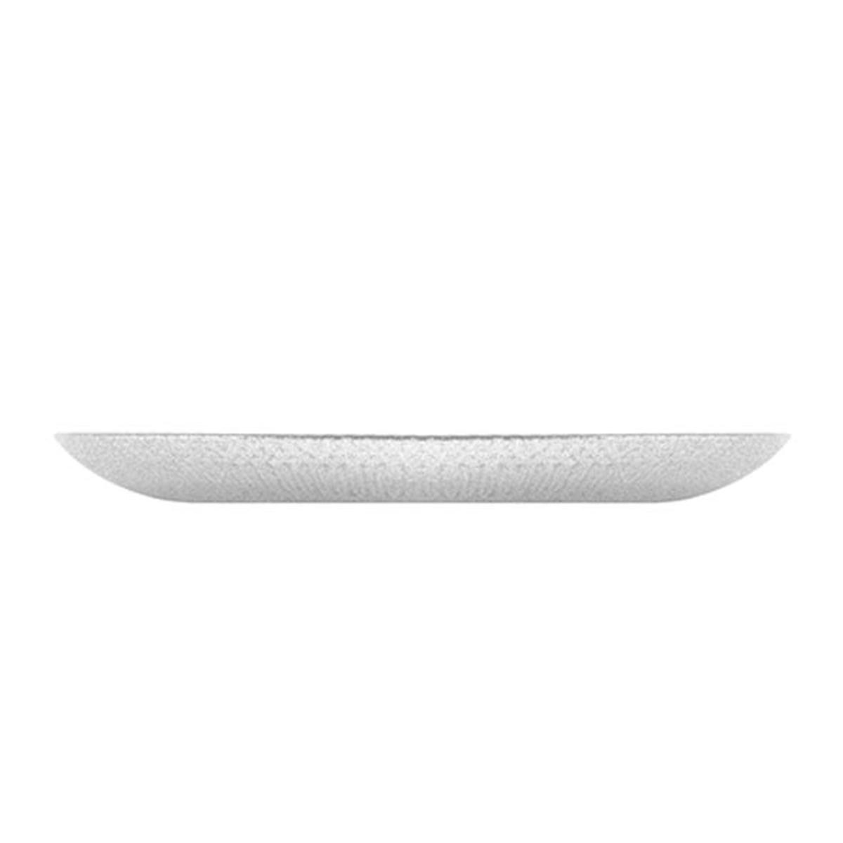Piatto Tavola Vetro Frutta Bianco Opaco cm.Ø21 | H&H