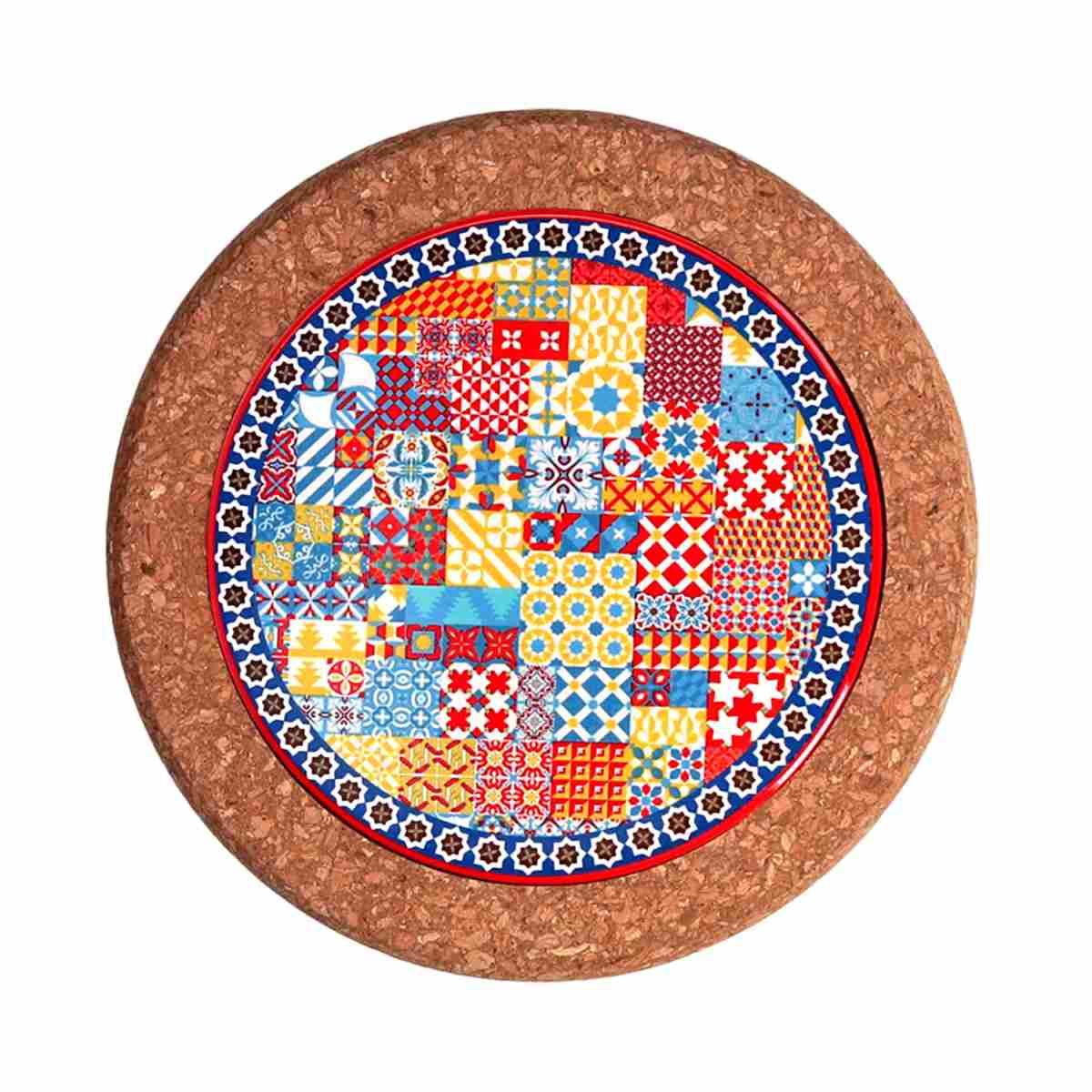 Sottopentola Mattonella Mosaico Tonda cm.Ø19xh1 | Vacchetti