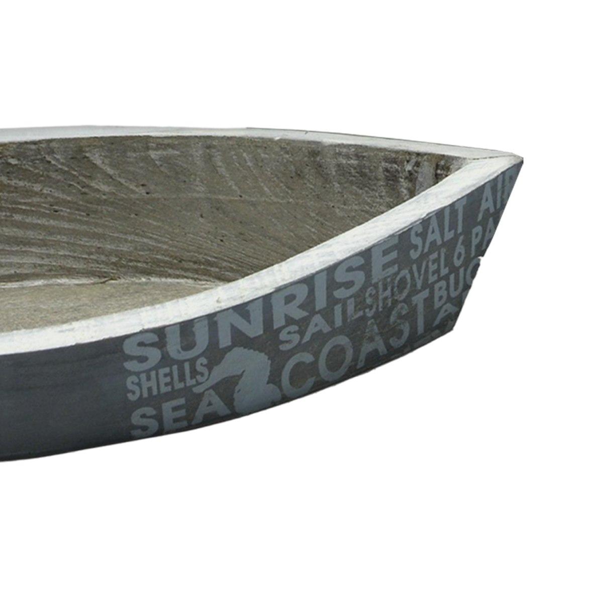 Decorazione mare barca azzurra 29 x 16,5 cm