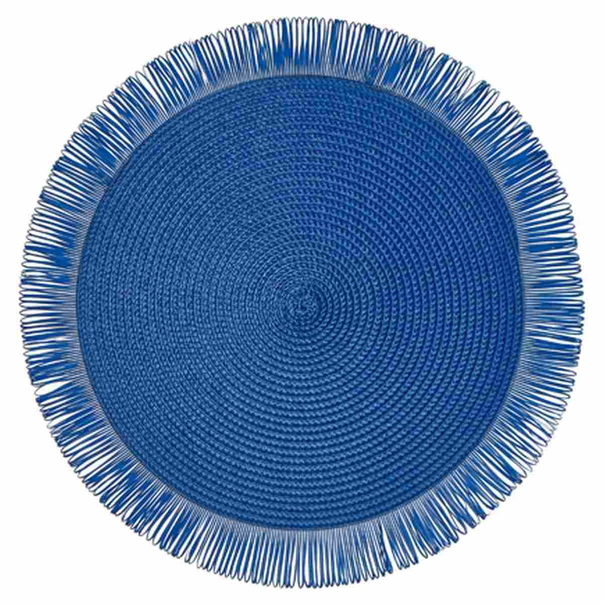 Sottopiatto Tavola Paglia Blu Tondo cm.Ø38 | Montemaggi