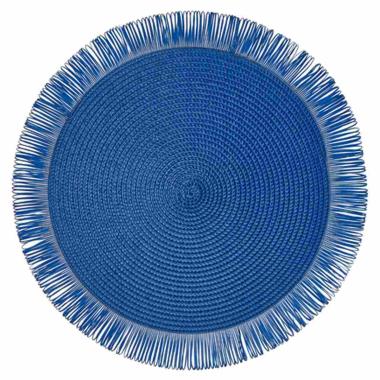 Sottopiatto Tavola Paglia Blu Tondo cm.Ø38 | Montemaggi