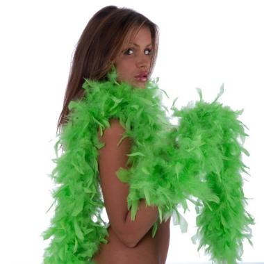 Boa di piume extra lusso verde 60 gr