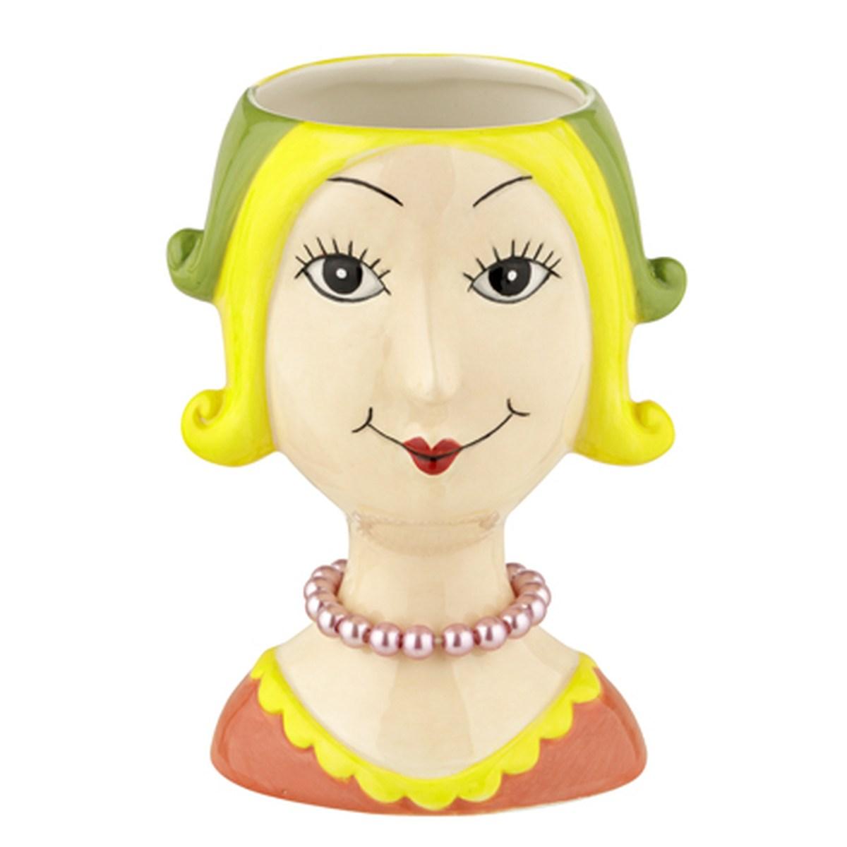 Vaso ceramica girl sister collana