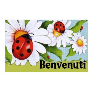 Zerbino cocco coccinelle multicolor 40 x 70 cm