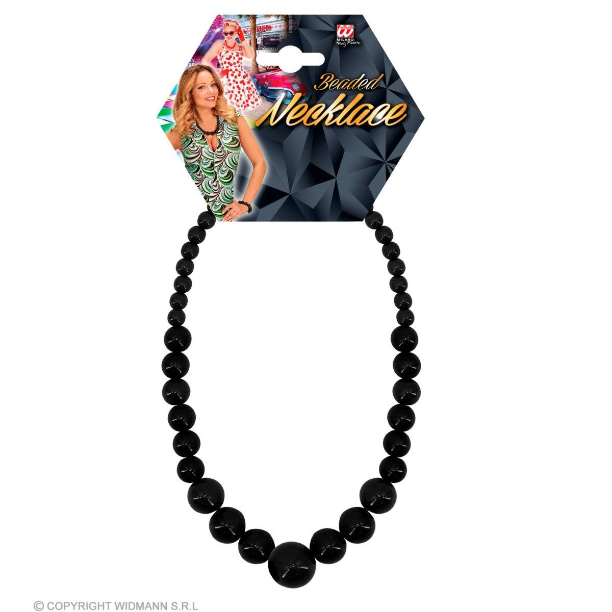 Collana perle nera