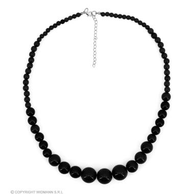 Collana perle nera