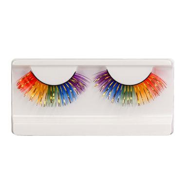 Trucco ciglia arcobaleno adesivo