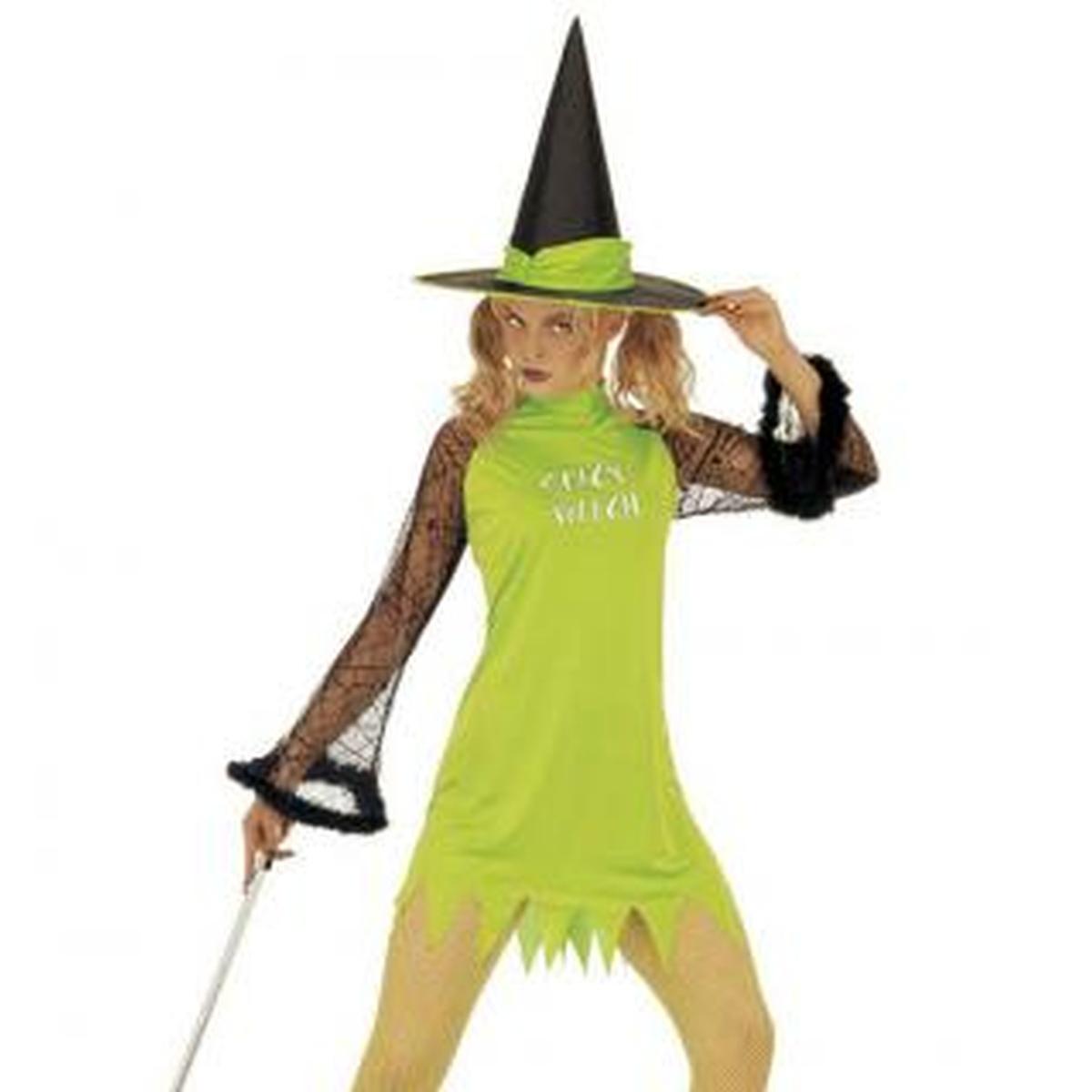 Costume spicy witch verde