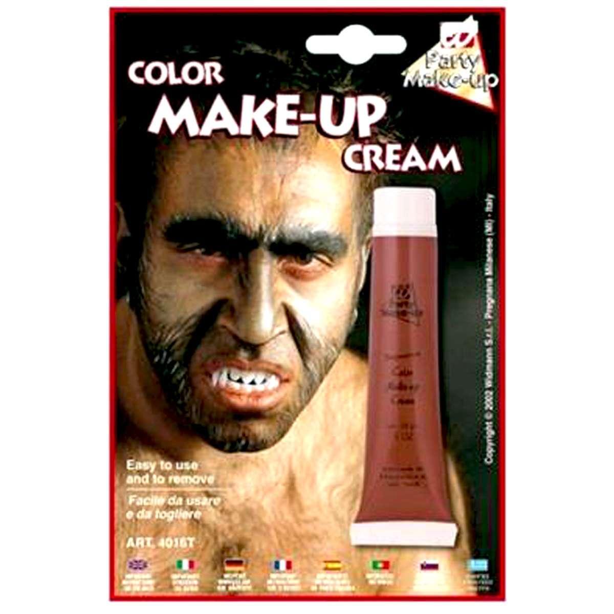 Trucco crema tubo marrone