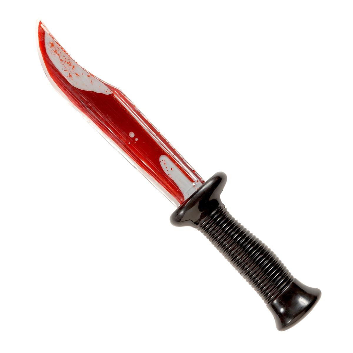 Coltello pvc insanguinato