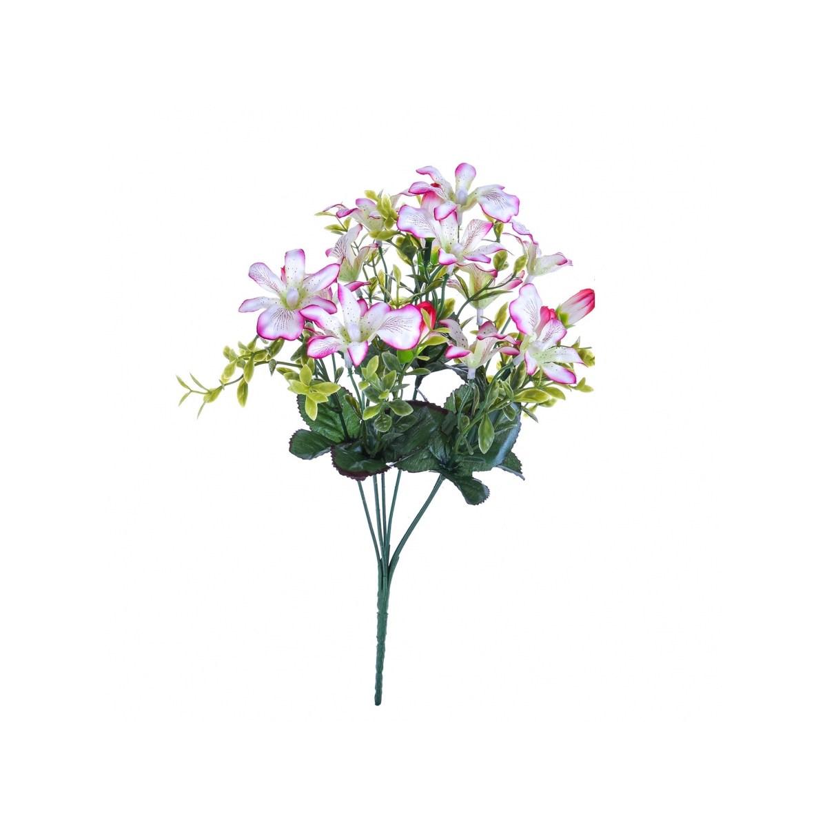 Fiore bouquet orchidee mini rosa 30 cm