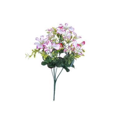 Fiore bouquet orchidee mini rosa 30 cm