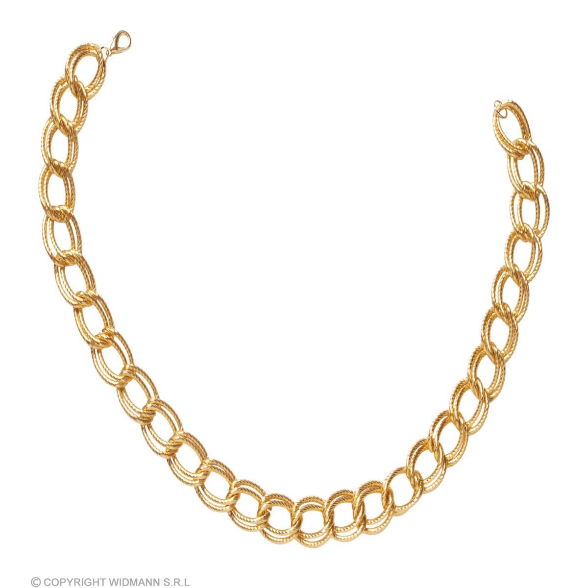 Collana metallo catena oro