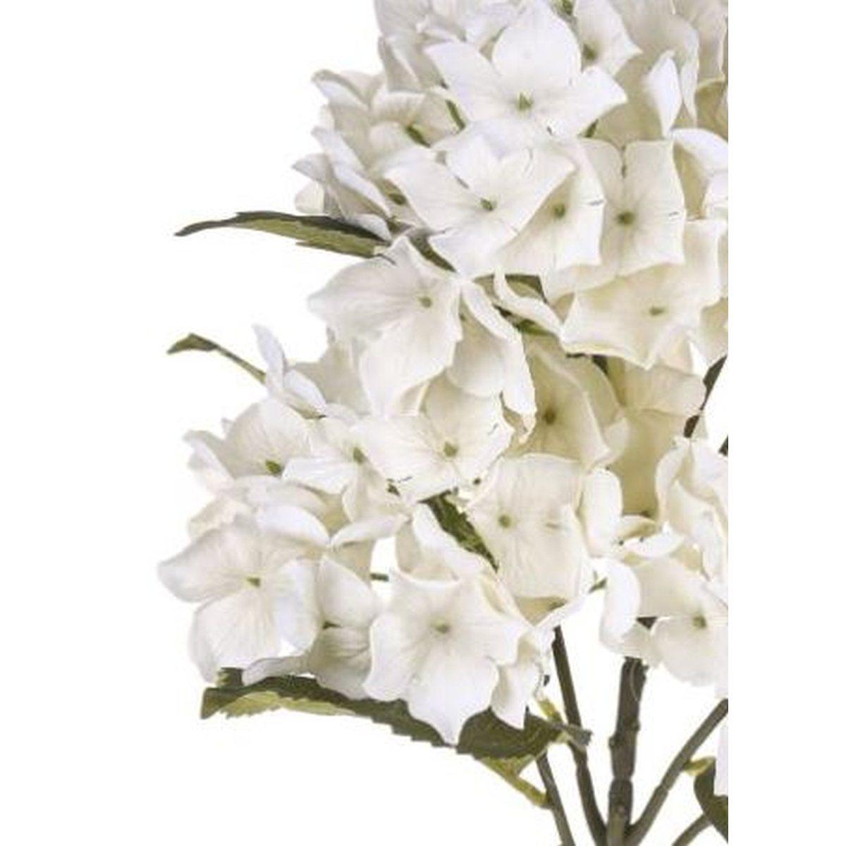 Fiore ortensia bianca 57 cm