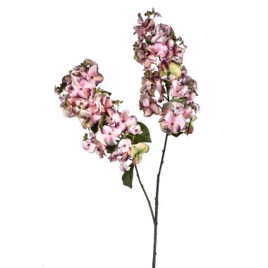 Fiore ortensia rosa x2 117 cm