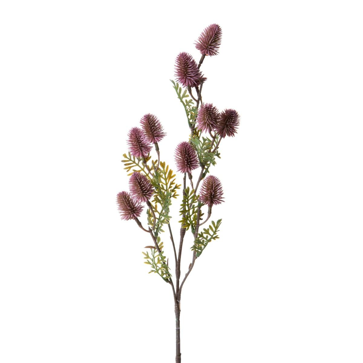 Fiore mini cardo x11 assortito 4 colori 64 cm