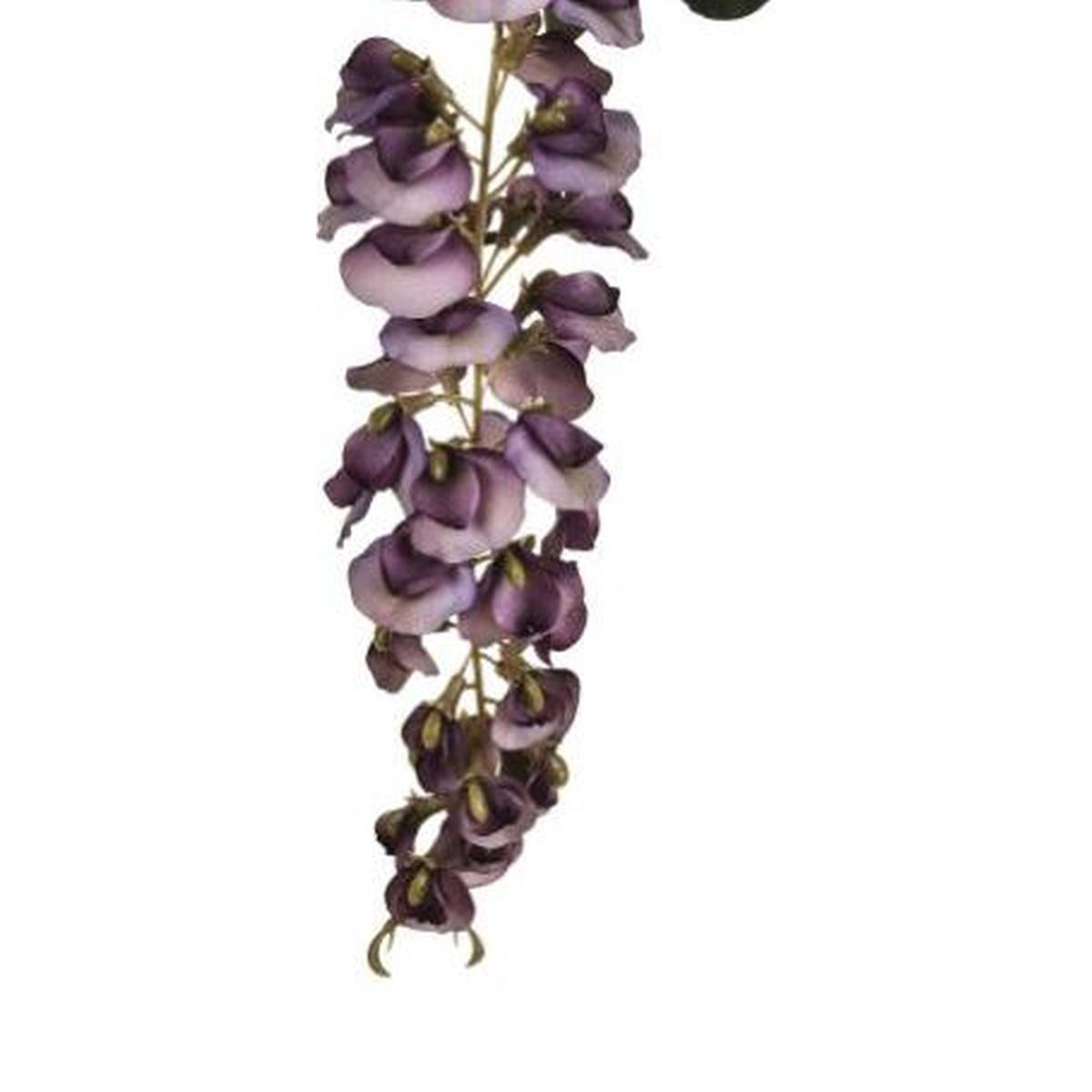 Fiore rametto glicine viola x2 102 cm
