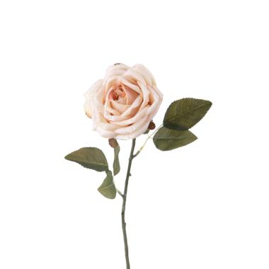 Fiore rosa bianco crema 51 cm