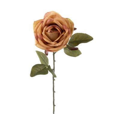 Fiore rosa ruggine 51 cm