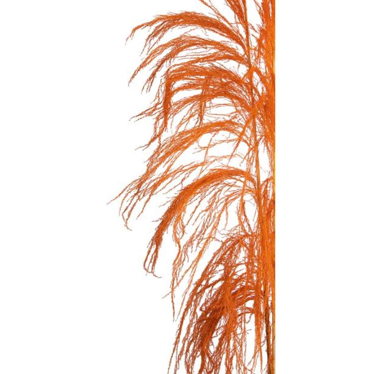 Fiore rametto cana brava naturale arancione 200 cm