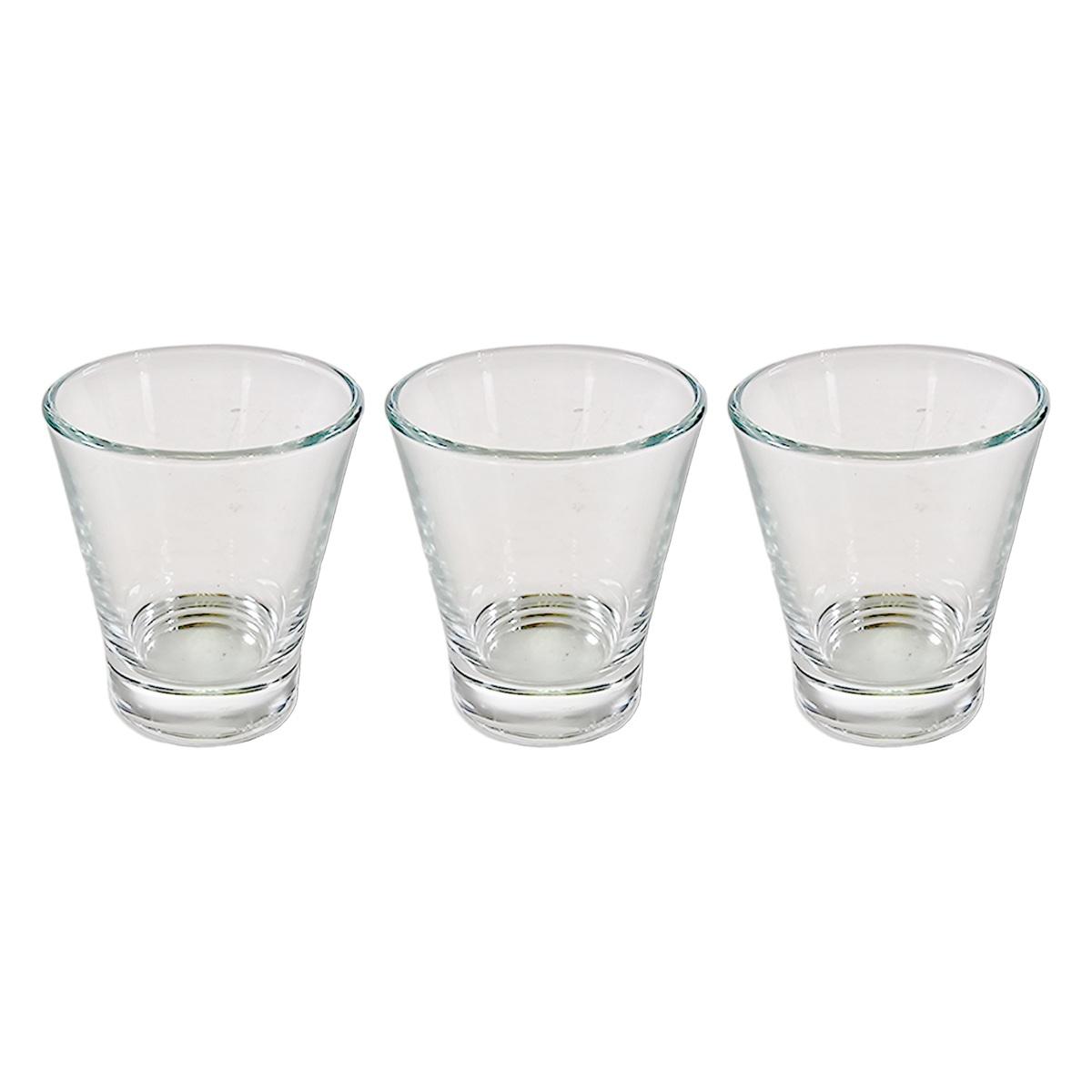Bicchieri Vetro Set pz.3 Caffè Vetro Caffeino ml.85 | Bormioli