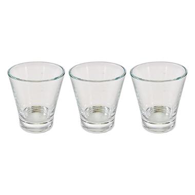 Bicchieri Vetro Set pz.3 Caffè Vetro Caffeino ml.85 | Bormioli