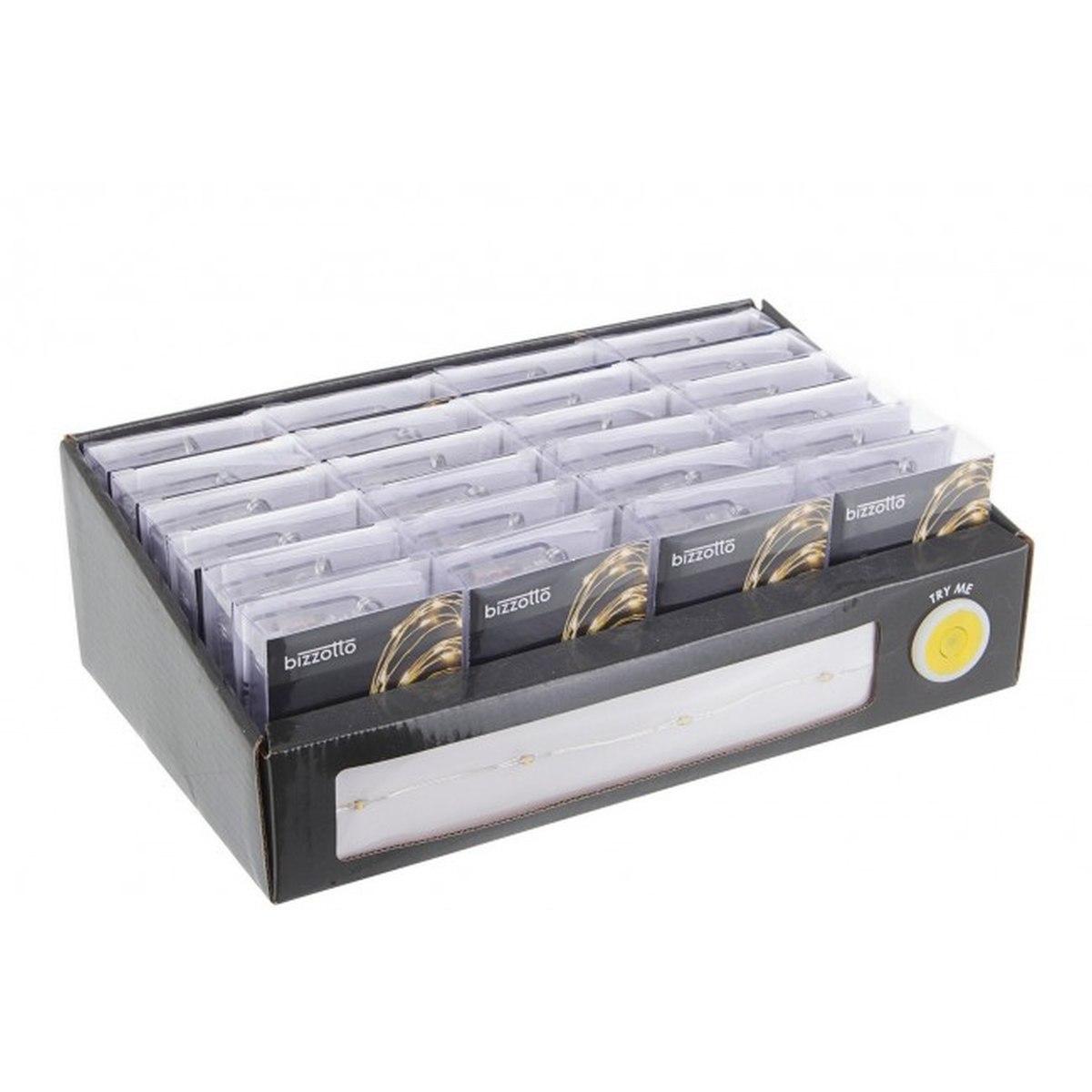 Luci di natale esterno batteria 30 led micro bianco caldo