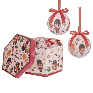 Pallina natalizia joyful schiaccianoci Set 14 pz