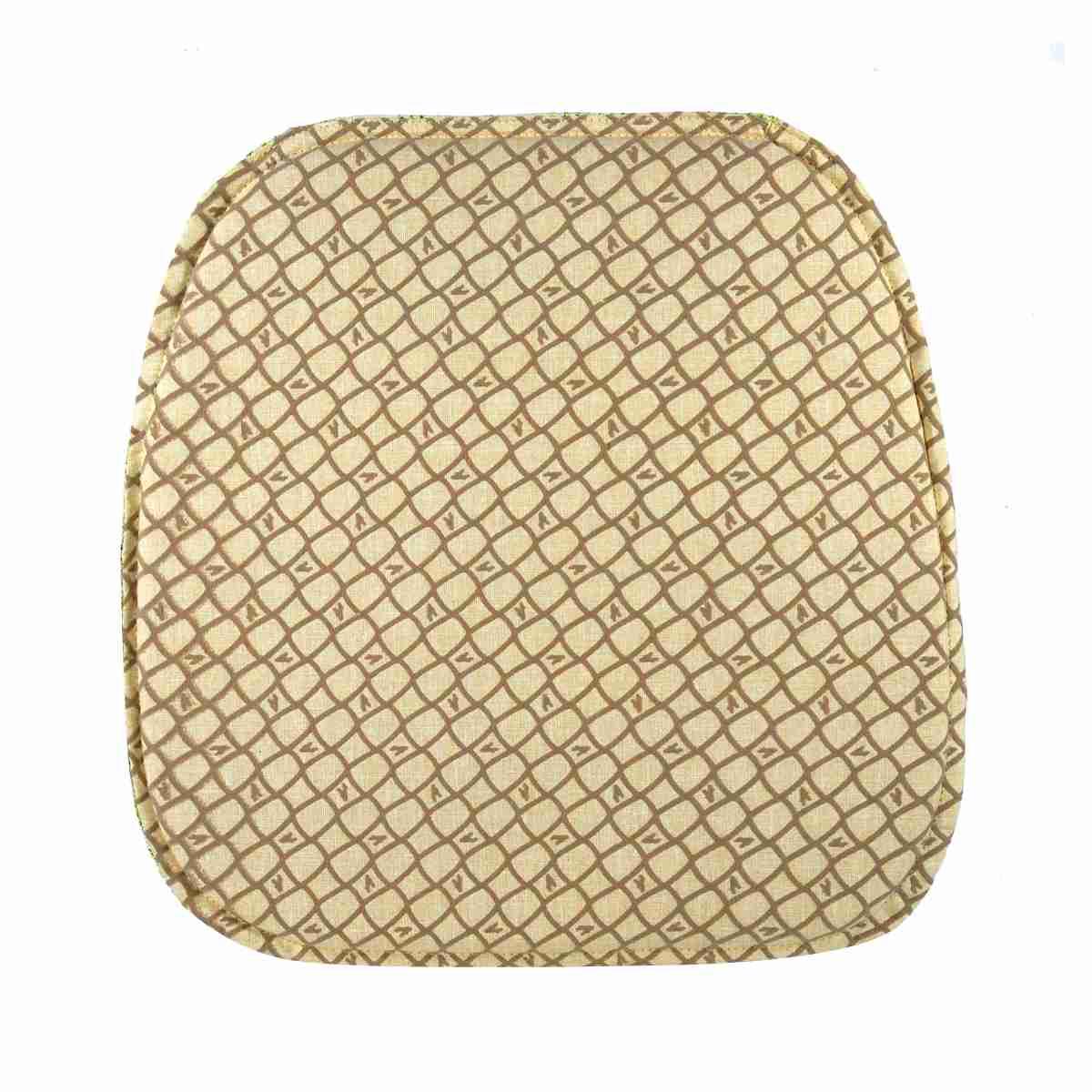 Cuscino sedia letizia blu semitondo