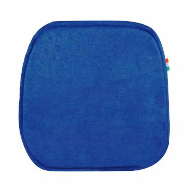 Cuscino sedia letizia blu semitondo