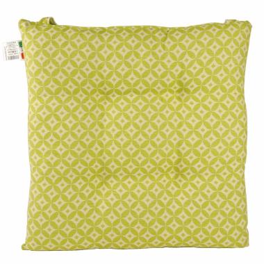 Cuscino sedia morbidone optic verde 41 x 41 x 7 cm