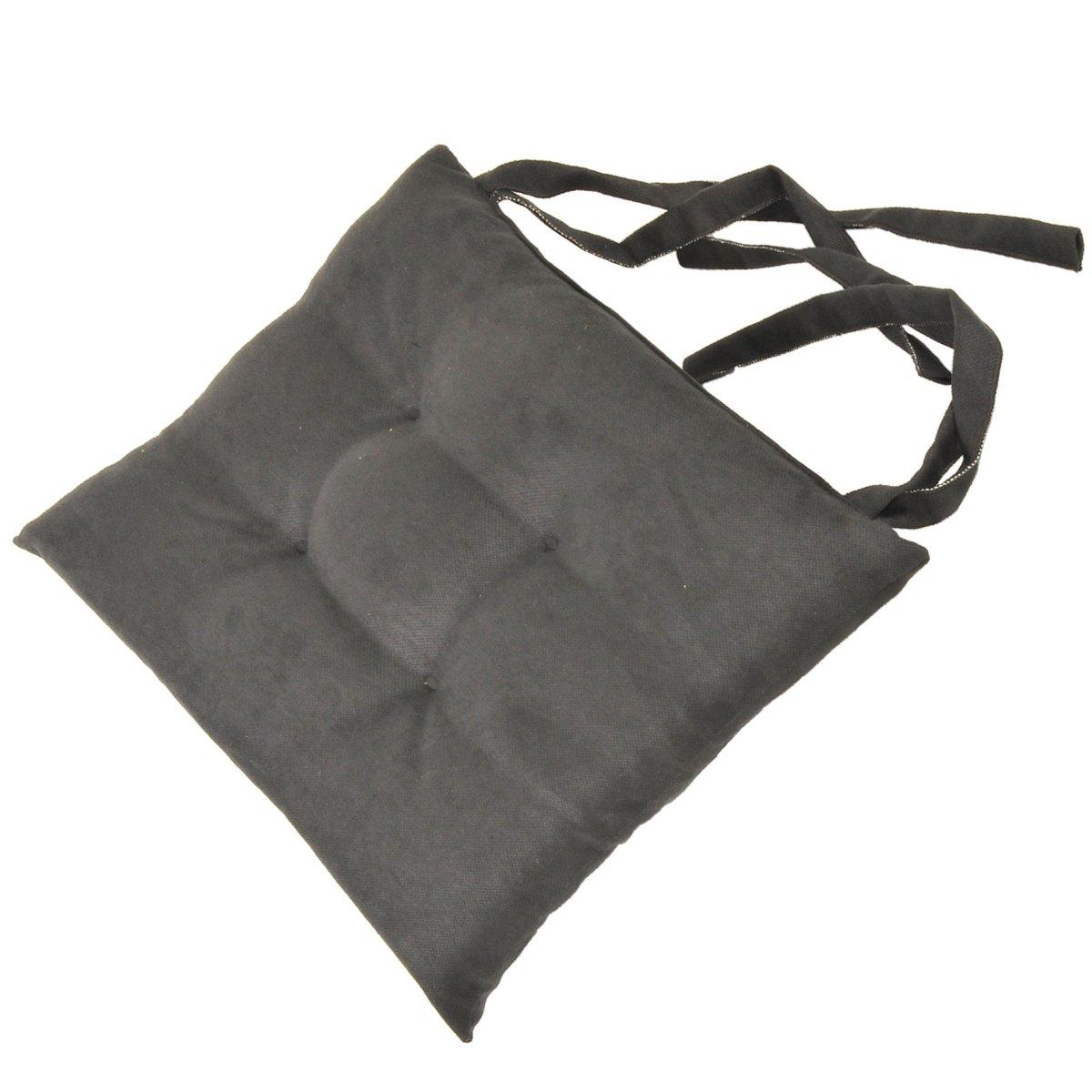 Cuscino sedia letizia nero 41 x 41 cm