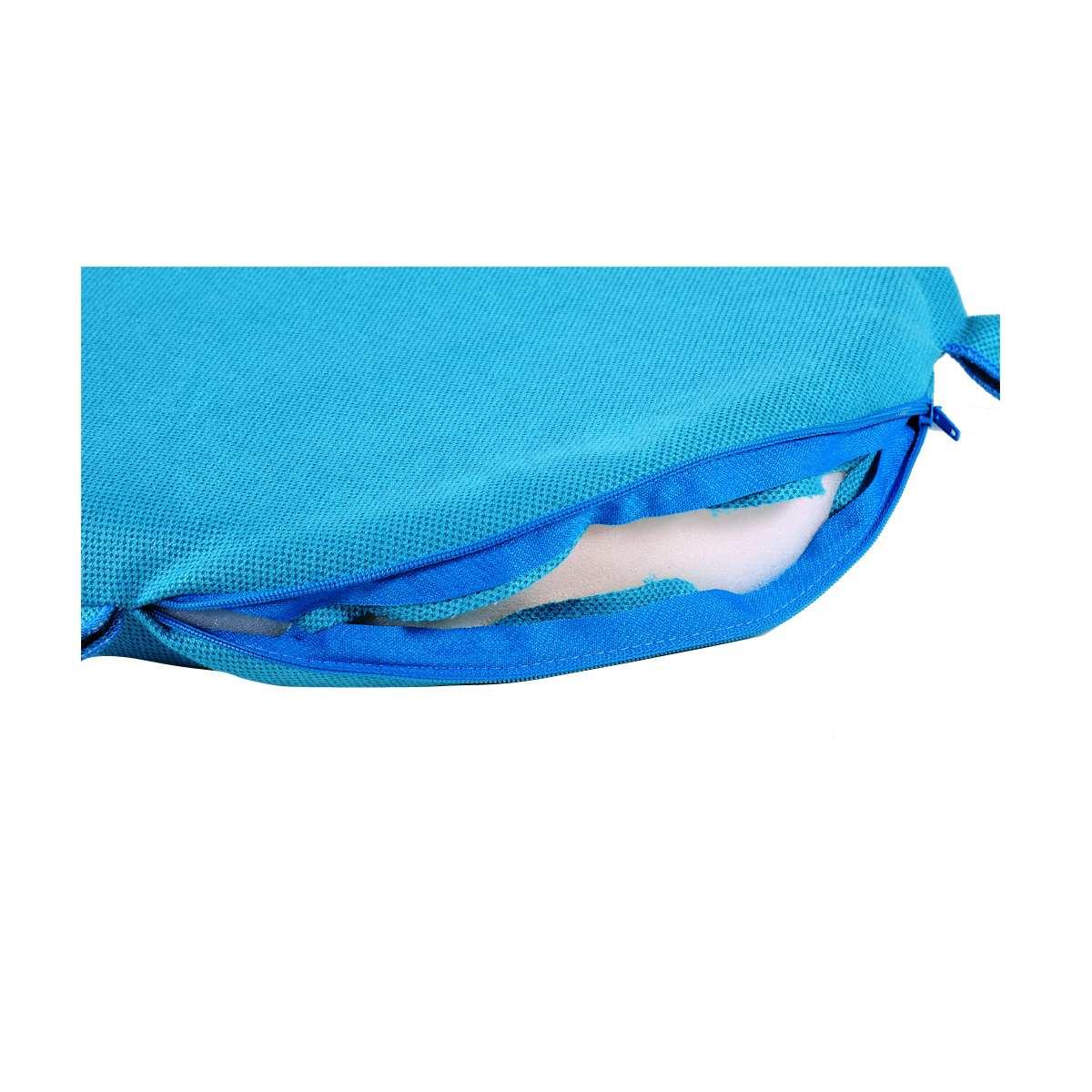 Cuscino sedia letizia turchese v14