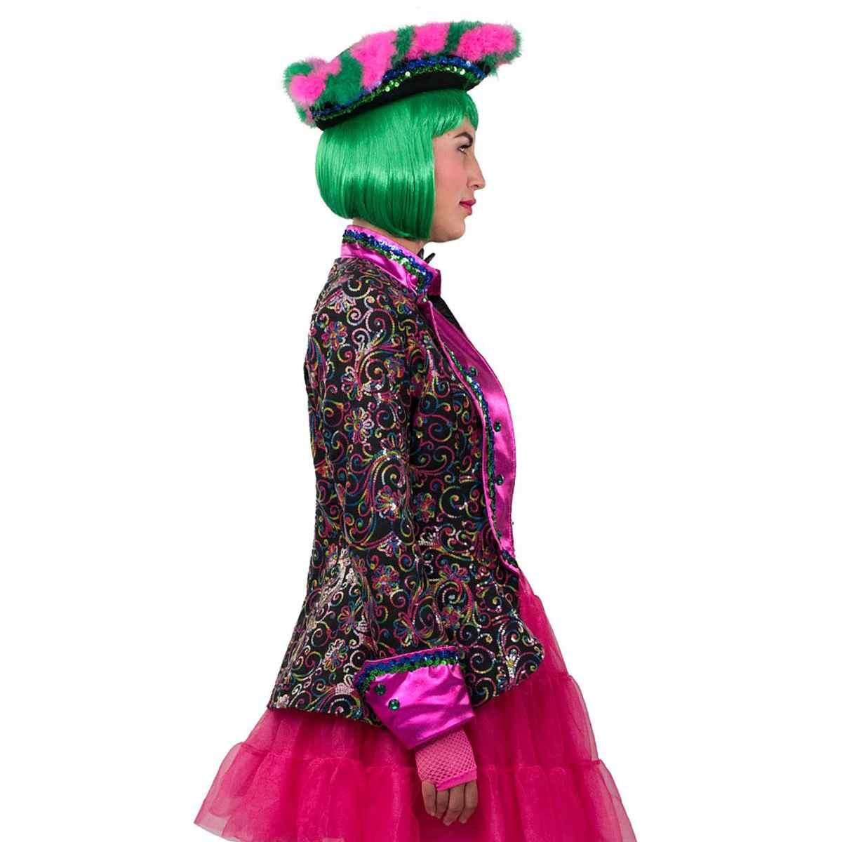 Giacca paillettes patchwork multicolor
