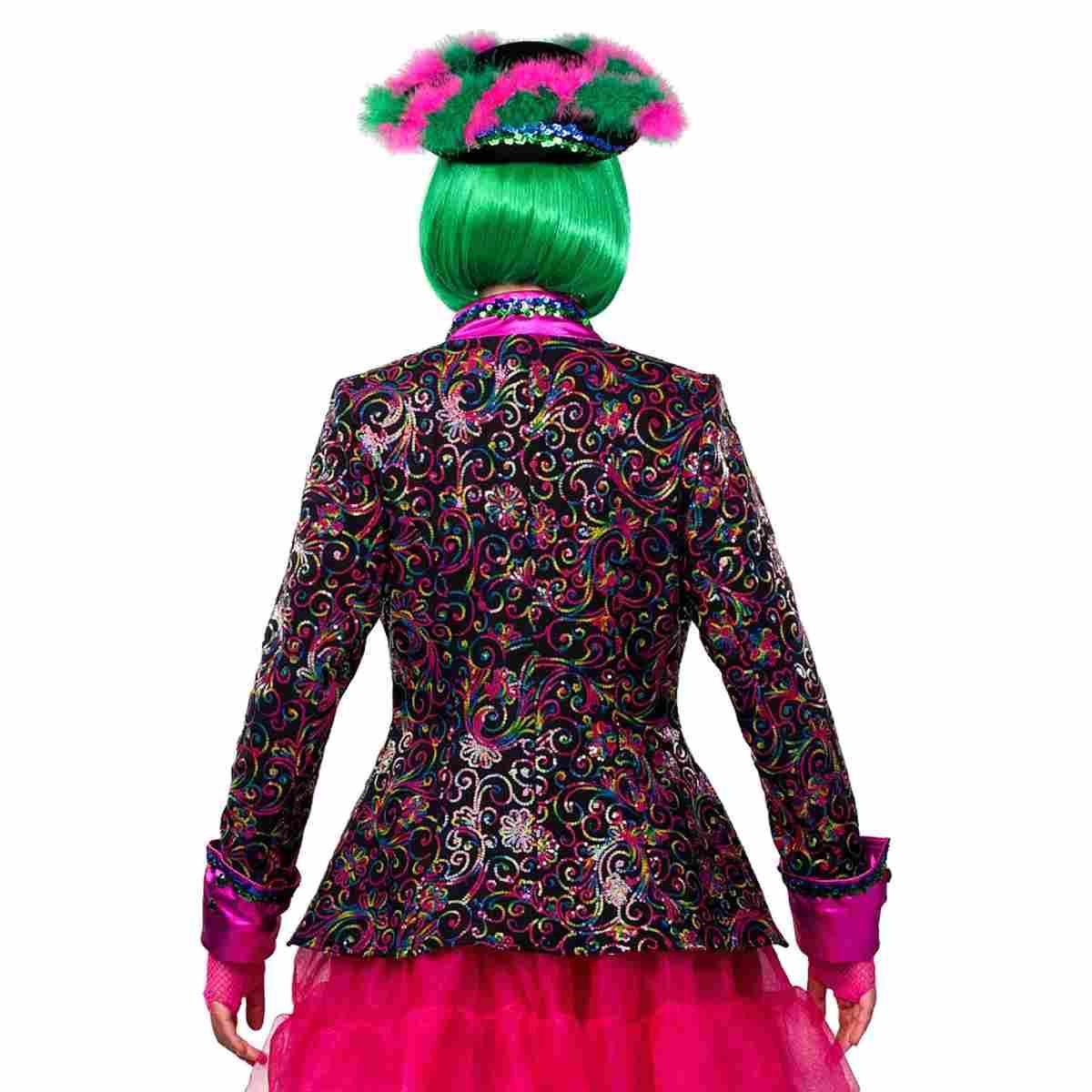 Giacca paillettes patchwork multicolor