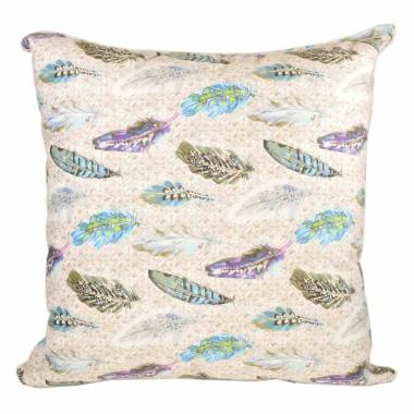 Cuscino arredo velour piuma 55 x 55 x 23 cm