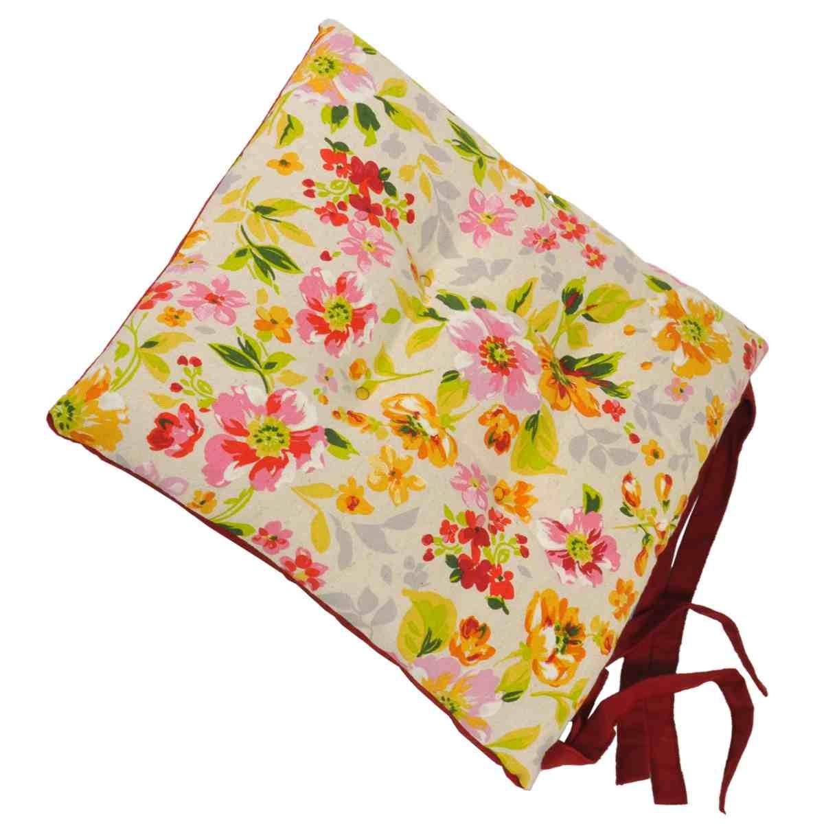 Cuscino sedia morbidone cotton primavera 41 x 41 cm