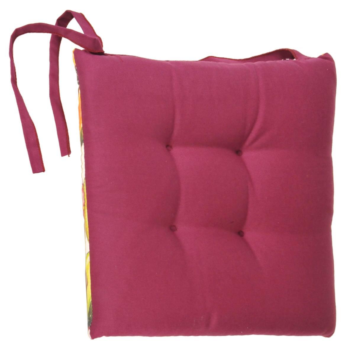 Cuscino sedia morbidone cotton tropical 41 x 41 cm