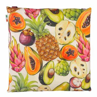 Cuscino sedia morbidone cotton tropical 41 x 41 cm