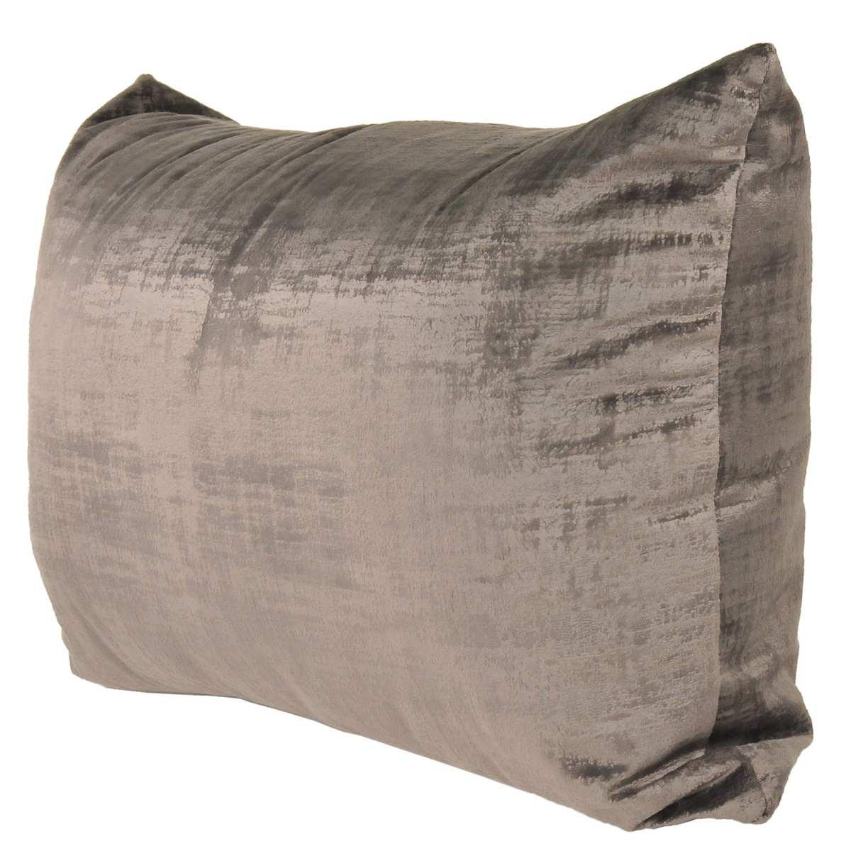 Cuscino arredo antracite 40 x 60 x 20 cm