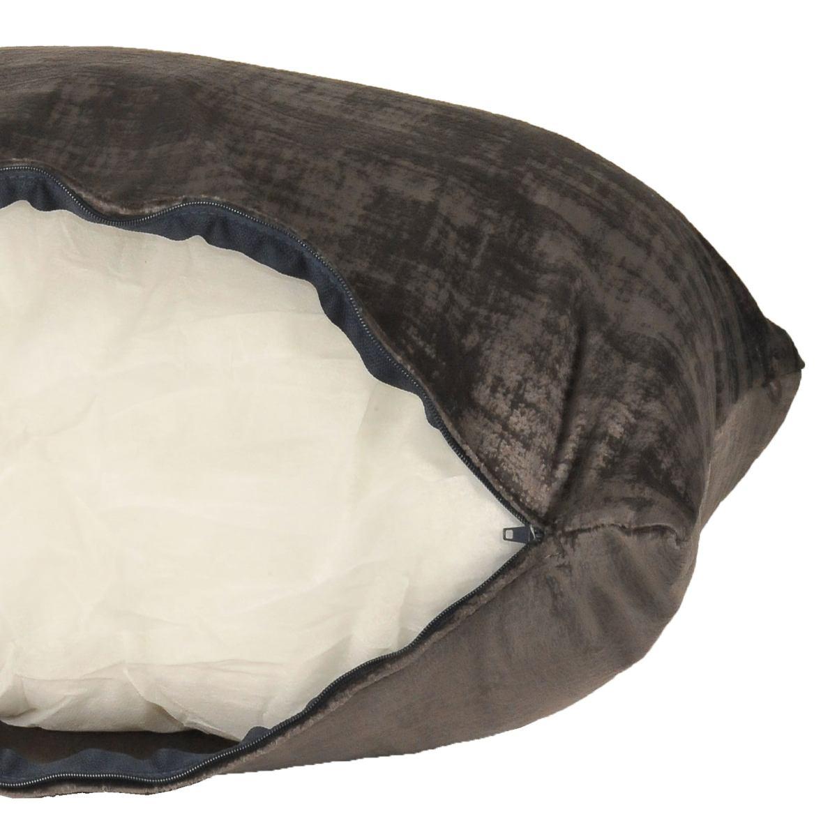 Cuscino arredo antracite 40 x 60 x 20 cm