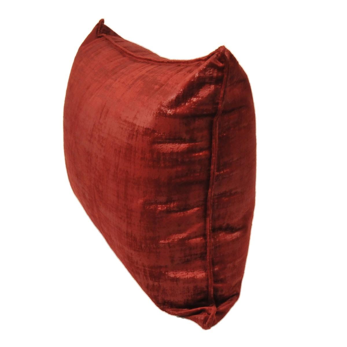 Cuscino arredo bordeaux 40 x 60 x 20 cm