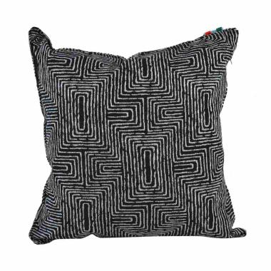 Cuscino arredo inca nero 40 x 40 x 20 cm
