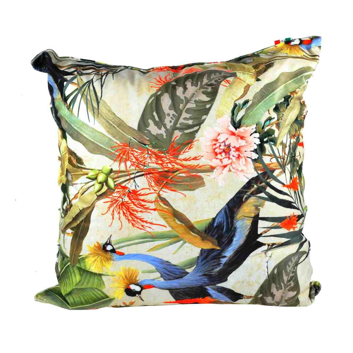 Cuscino arredo velour coronata 50 x 50 cm