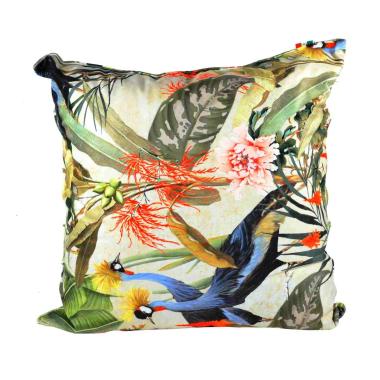 Cuscino arredo velour coronata 50 x 50 cm
