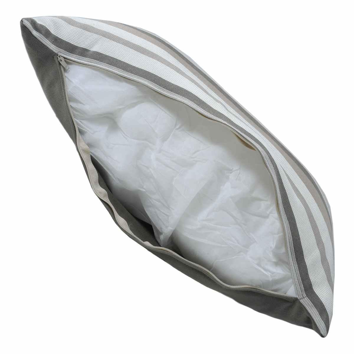 Cuscino arredo dralon righe 30 x 50 x 20 cm
