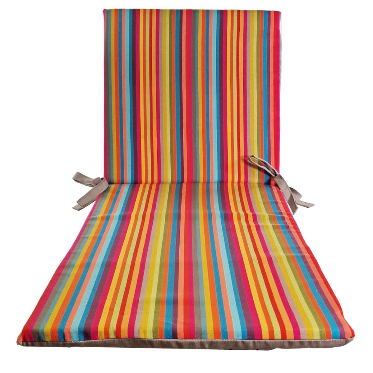 Cuscino sdraia dralon righe 70 x 50 cm