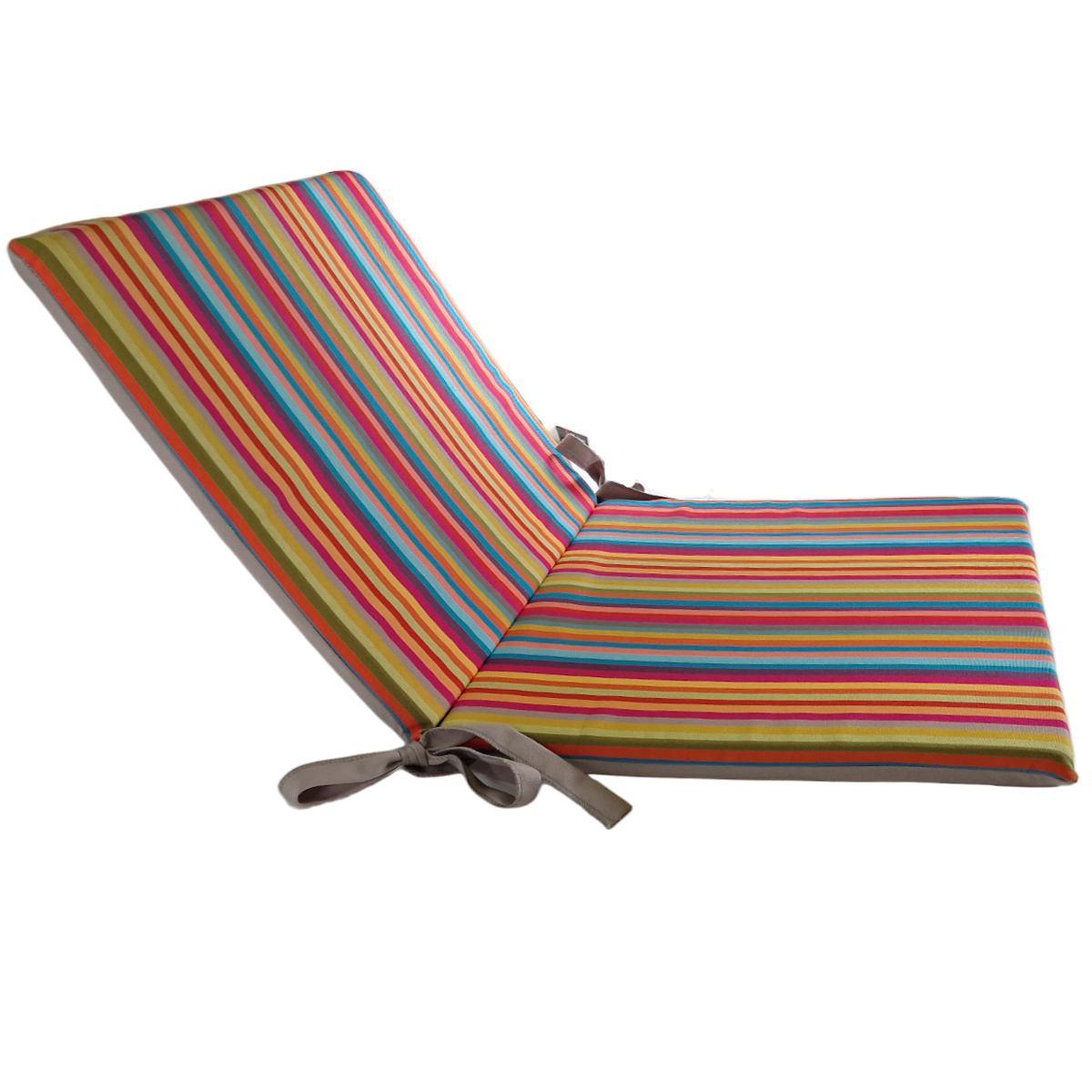 Cuscino sedia dralon righe 50 x 50 cm