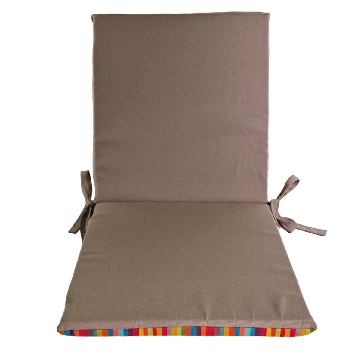 Cuscino sedia dralon righe 50 x 50 cm