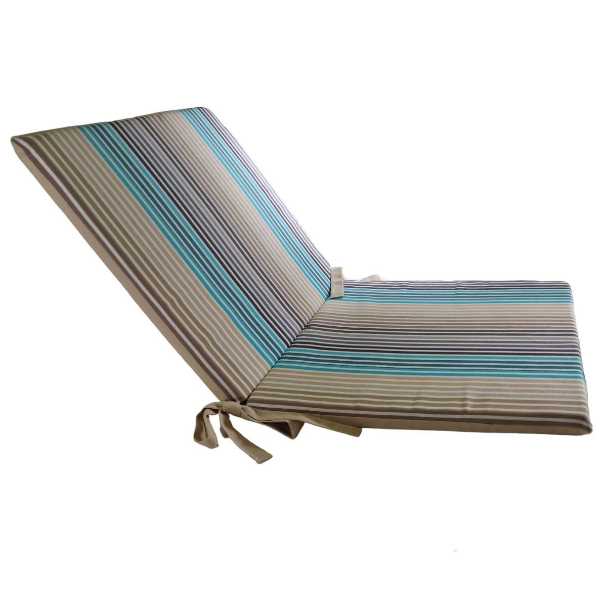 Cuscino sedia dralon righe 50 x 50 cm